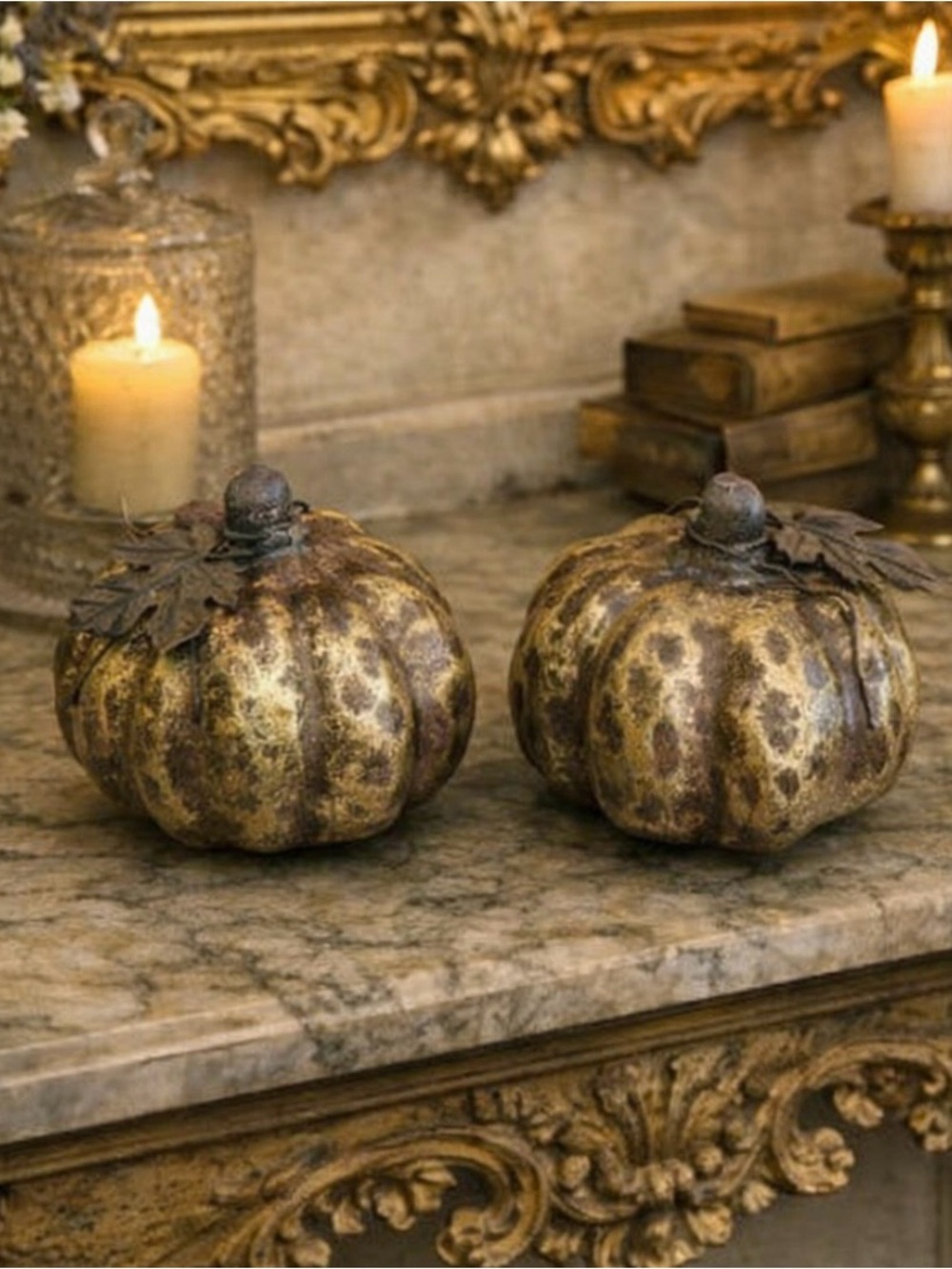 🎃🦃New - Fall Leopard Pumpkin Set
